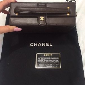 Mini Chanel suitcase bag